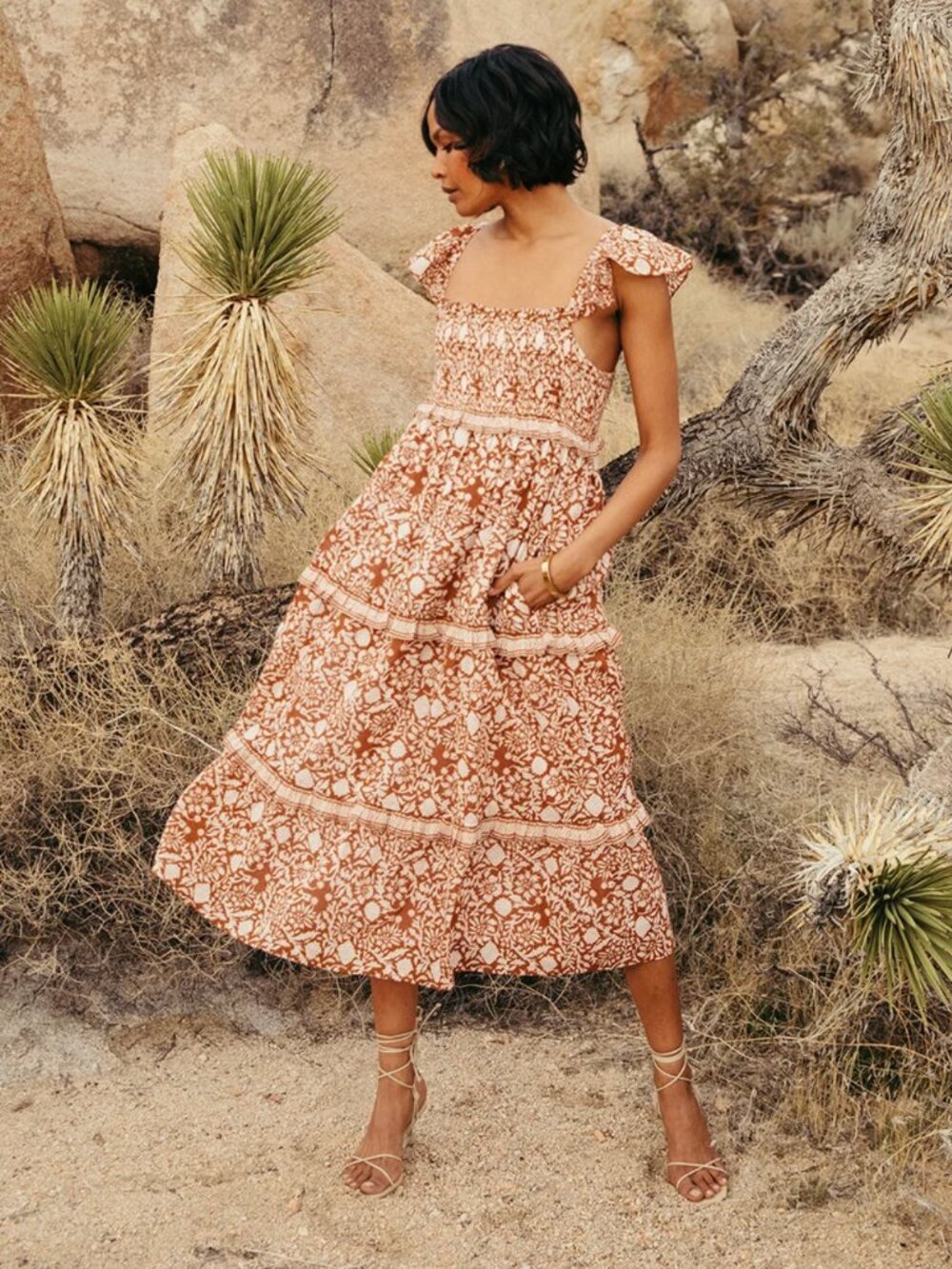 Cleobella Frida Midi Dress Size XS